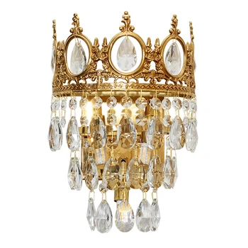 модерен стенен лампа с декорация във формата на кристали, декорация на дома, осветителни тела за вътрешно осветление, стенни лампи, лампи, кристал лампа за спални, led златна стенни лампа G9 seconce