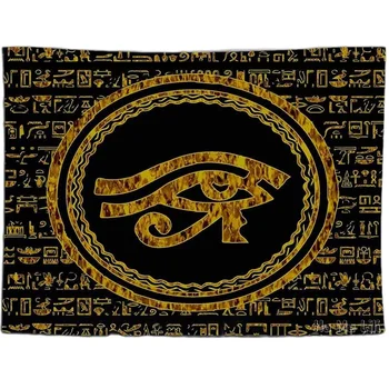 Очите На Древните Египетски Символи Митология Мистериозен Стенен Декор Спални В Общежитието От Ho Me Снимки На Гоблени